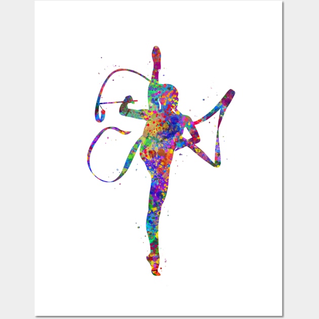 Rhythmic gymnastics Wall Art by Yahya Art